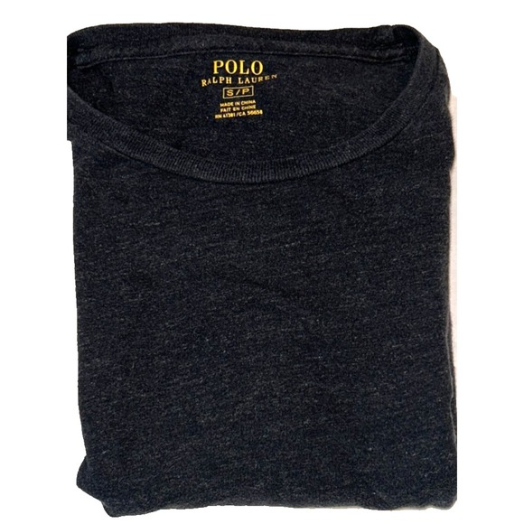 Polo Ralph Lauren Other - Polo Ralph Lauren‎ Long Sleeve T-Shirt Small Heather Gray Crew Neck Cotton Tee